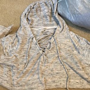 American Eagle Lace Up Hoodie